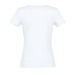 T-shirt femme manches courtes blanc 150 g sol's - miss - 11386b cadeau d’entreprise