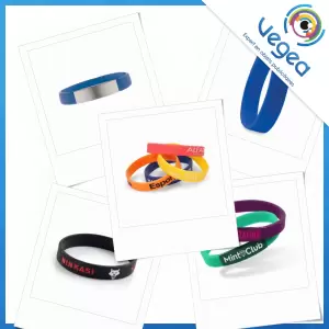 Bracelet publicitaire en silicone | Bracelets en silicone personnalisés avec logo