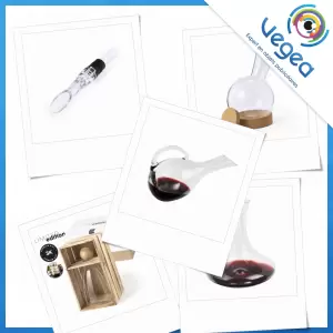 Décanteur à vin publicitaire | Décanteurs à vin personnalisés avec logo | Goodies Vegea