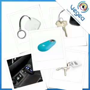 Traceur bluetooth personnalisé  porte-clés connecté anti-perte