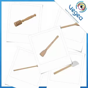 Ustensile en bois publicitaire | Ustensiles en bois personnalisés avec logo | Goodies Vegea