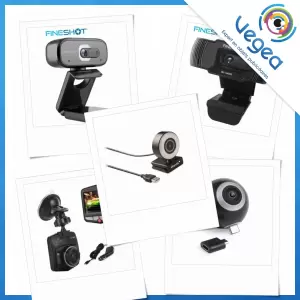 Webcam publicitaire personnalisée avec votre logo | Goodies Vegea