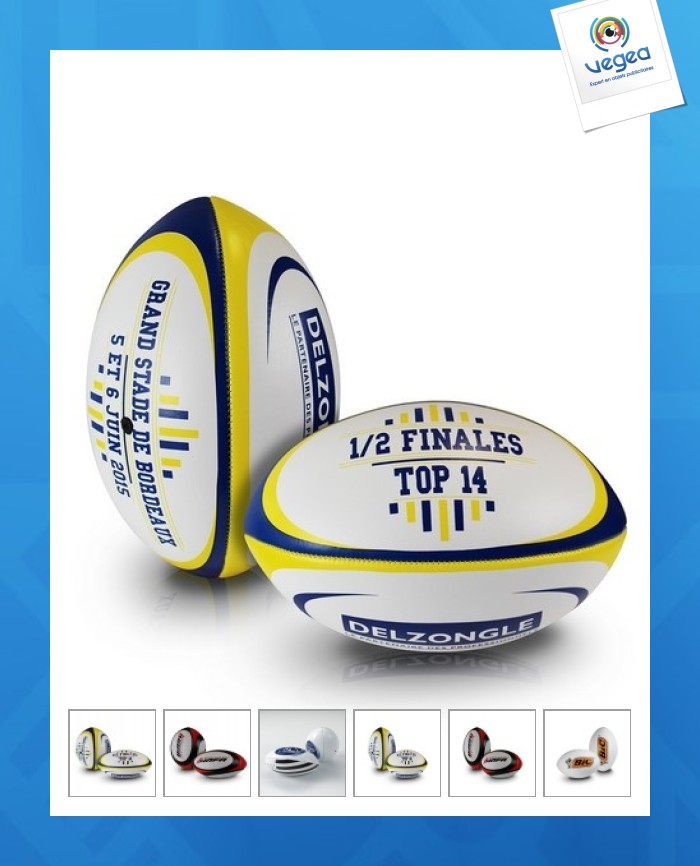 Ballon de rugby publicitaire promotionnel t5 ballon de rugby