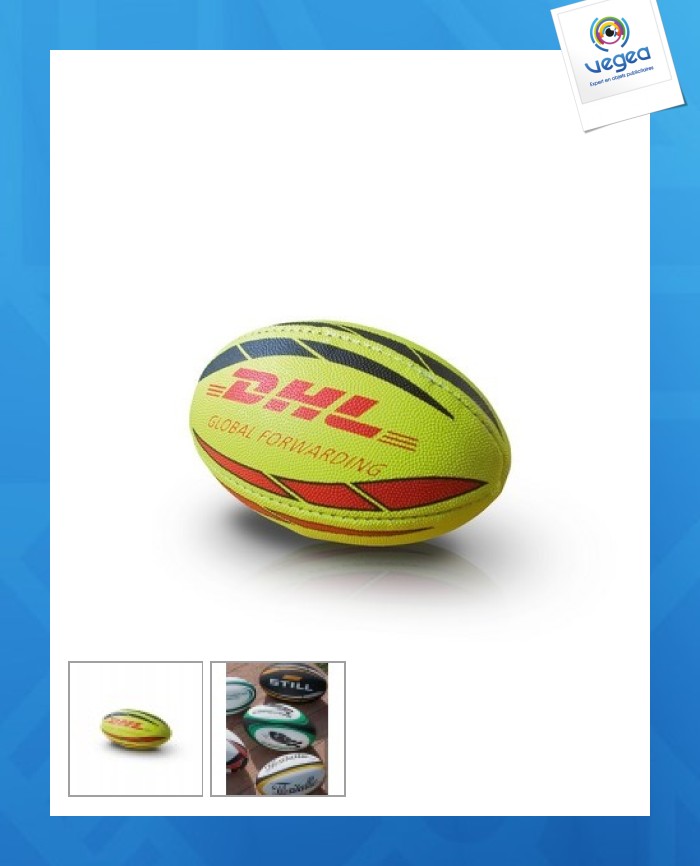 Mini rugby 16cm cousu machine - wr018 ballon de rugby